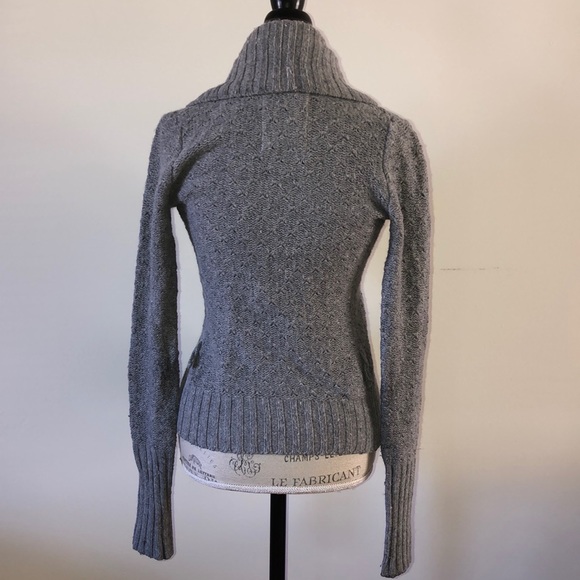 🎉HP Grey knit cardigan sweater 🎀cute - Picture 7 of 8